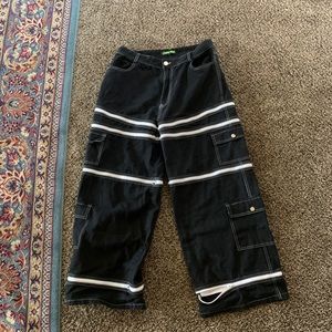 Tunnel Vision 5-in-1 Zip Off Cargo Pants XL Black